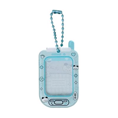 1Inch Shape Acrylic Photocard Holder Korean Photo Idol Small Card Collect Case Sleeve Bag Pendants Case