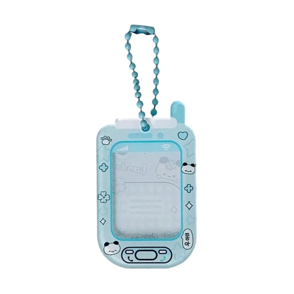 1Inch Shape Acrylic Photocard Holder Korean Photo Idol Small Card Collect Case Sleeve Bag Pendants Case