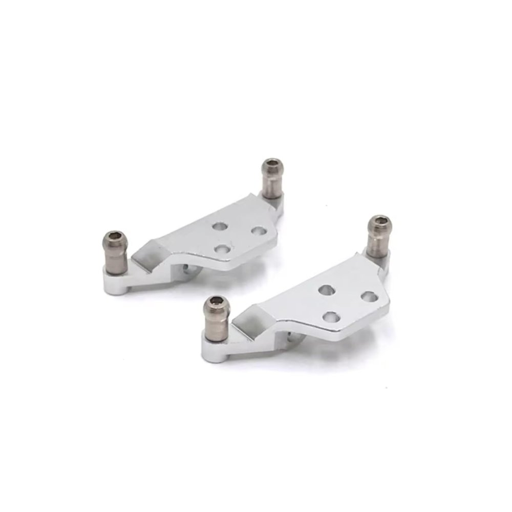 RC Cars Models For Wltoys P929 P939 K979 K989 K999 K969 1/28 Metal Shock Absorber Steering Cup CVD For Swing Arm Upgrade Suit RC Car Sare Parts Accessories(Silver)