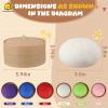 1pack Blue Dumpling Squishy,Dumpling Box,Colorful Dumplings Squeeze Stress Balls Dumplings Squishy, Anxiety Relief Fidget, Soft Squeeze Decompression Dough view 2