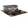 1/64 Scale Convenience Store Building Scene Model with LED Lighting and Parking Area Miniature Street Diorama DIY Customizable & Expandable Model Car (Cars & Figures Not Included) view 1