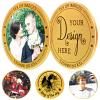10-100pcs Custom 25g Zinc Alloy Challenge Coins with Acrylic Display Case Customized Lucky Coins for Military,Anniversary, Birthday & Company Gifts Double Sided Personalized Poket Coins view 1