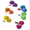 3D Printed Rabbits Inside Eggs, Easter Collection, Colorful Plastic Egg Set view 3