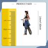 1:64 Scale Girl Miniature Figure Mini People Figurine Ornament Painted Tiny Diorama Trains Architectural Models Layout Prop view 2