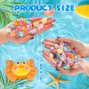 100pcs Mini Glow in The Dark Animal Resin Models, Mystery Resin Animals Blind Bag, Mini Luminous Farm Ocean Figures, Animal Miniatures for Fairy Garden Accessories, Random Design (Ocean) view 2