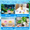 100pcs Mini Glow in The Dark Animal Resin Models, Mystery Resin Animals Blind Bag, Mini Luminous Farm Ocean Figures, Animal Miniatures for Fairy Garden Accessories, Random Design (Ocean) view 3