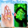 100pcs Mini Glow in The Dark Animal Resin Models, Mystery Resin Animals Blind Bag, Mini Luminous Farm Ocean Figures, Animal Miniatures for Fairy Garden Accessories, Random Design (Ocean) view 4