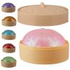 1pcs Glitter Pink Glitter Dumpling, Glitter Dumpling Squishy Box, Dumplings Squishy, Anxiety Relief Soft Squeeze Dumplings Stress Balls Fidget Sensory Toy,Squeeze Dough Ball Stress Relief view 1