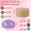 1pcs Glitter Pink Glitter Dumpling, Glitter Dumpling Squishy Box, Dumplings Squishy, Anxiety Relief Soft Squeeze Dumplings Stress Balls Fidget Sensory Toy,Squeeze Dough Ball Stress Relief view 2