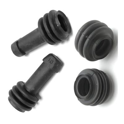 Fit For Brake Upper And Lower Caliper Shock Absorber Sleeve Dust Cover Rubber Disc Brake Waterproof Cap Motorcycle Parts(2 sets)