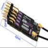 Xiangtat RadioMaster ER6G ER6GV Slim ExpressLRS CRSF PWM Dual Antenna RC Receiver for Fixed-Wing Aircraft Gliders (ER6GV) view 2