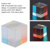 FRELEAN Prism Cube Optical Glass RGB Dispersion Color Cube Sun Catcher X Cube Prism for Home Relaxation (20 * 20 * 20MM) view 3