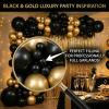 100pcs Matte Black Balloons 5 Inch - Small Mini Black Latex Balloons for Balloon Arch Garland Filler for 2026 Graduation, Halloween, Wedding, Birthday, Party Decorations view 3