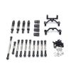 Rc Cars Upgrade Parts For WPL 1/16 C14 C24 C34 B14 B24 For Henglong Remote Control Car Metal Upgrade Parts And Modification Accessories RC Truck(Black) view 2