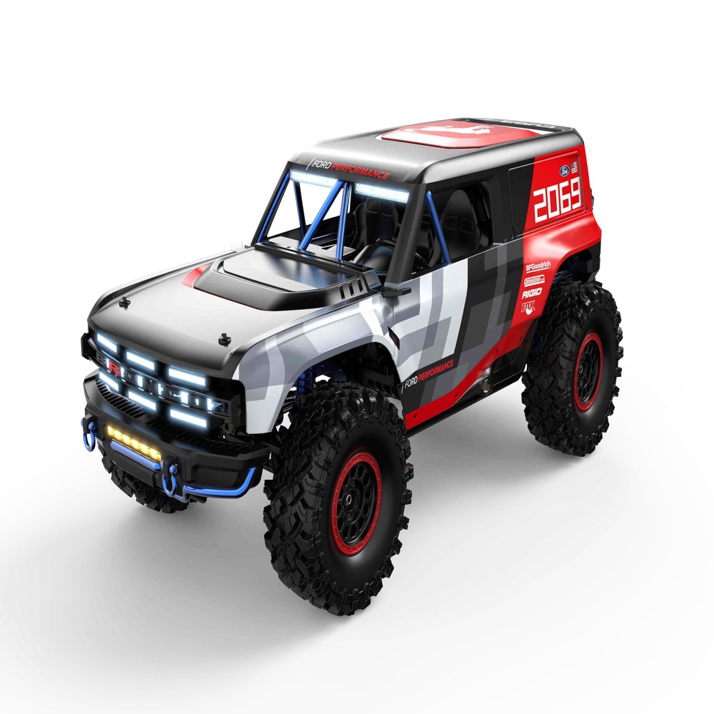 Helidirect MJX Hyper Go H8P 1:8 RC Car Licensed Ford Bronco R Baja 1000 Standard Version - Remote Control Car RC Cars for Adults