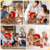 Achwishap Capybara Plush Family Set, 5PCS Capybara Stuffed Animals with Mommy & 4 Babies, 18 Soft Huggable Plushie Cute Pillow Toys Decor, Birthday Gifts for Kids Boys Girls Adults & Capibara Lovers view 4