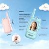 HUACAM Children's Video interphone, Equipped with a Camera, Suitable for Boys and Girls Aged 3-12, 650mAh Rechargeable, Long-Distance Communication, high-Definition Screen, 2-piece Set view 2