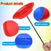 Alasum 2 Sets Spinning Plates with Sticks: Circus Performance Spinning Plates - Rotating Disc Game Set Plastic for Fun and Entertainment - New Year Party Favors view 2