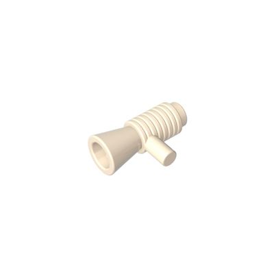 Gobricks GDS-90006 4349 Horn/Blaster, White (Yellowish), 10 pcs Brick Parts