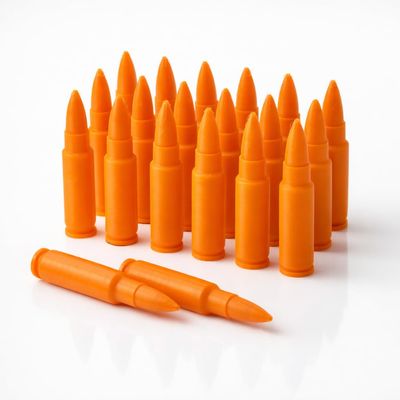 TechStudio3D FN 5.728mm Snap Caps Dummy Rounds for Dry Fire Training Compatible with FN 5.728mm Firearms 5/10/20 Pack (20 Pack)