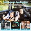 Leftwei Baby Car Camera 4.3" Monitor, Rear Facing Backseat Camera Car Mirror with Night Vision, 360 Rotation, Wide View Angle, USB Plug for Newborn Infant Safety view 2