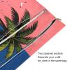 Yoogain mess-proof waterproof bag 2 Pack travel essentials for baby with handles for daycare (Tropical Tree Red Navy) view 3
