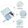 Yoogain mess-proof gym clothes bag 2 Pack wet bag for swimsuit with handles for baby diapers (fruit Heartshaped Pastel Blue) view 4