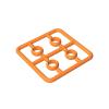 Gobricks GDS-90487 11010 10067 Ring Gold Ring (Prop), Orange, 10 pcs view 1