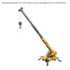Chosertory Crane Engineering Truck Educational Toy Crawler Crane Arm Adjustable Rotation Construction Vehicle Model PP Material Suitable for Child Gift view 3