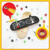 Ylutex 7 Pieces POM Red Fingerboard-Wheels Size 7.3mm*4.5mm Tool Set with 1 Screwdrivers 2 Alloy axles view 4