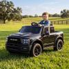 24V Ride on Car for Big Kids Licensed RAM 2500, 24v Ride on Truck w/Remote Control, Toddler Ride on Toys w/Bluetooth, Spacious Truck Bed, 3 Speed, LED Lights, Suspension, Gifts for Boys Girls, Black view 1