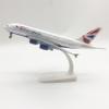 A380 British Airways Model 1:300 Scale Alloy Diecast Aircraft Desktop Display Piece for Collector Aviation Fan view 1