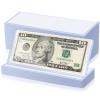 200 Pack Currency Topload Holder, 6.8" x 2.9" Dollar Bill Sleeves Hard Plastic Clear Money Holder Rigid Protective Waterproof Currency Sleeves Dollar Bill Display Protector view 1