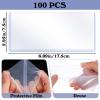 200 Pack Currency Topload Holder, 6.8" x 2.9" Dollar Bill Sleeves Hard Plastic Clear Money Holder Rigid Protective Waterproof Currency Sleeves Dollar Bill Display Protector view 2