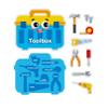HOOJOJO Felt Matching Games Set Montessori Games Sorting and Matching Activities Suitcase Vegetable Basket Toolbox Medicine Box School Bag Theme (Tool Box Theme) view 1