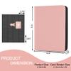1000+ Pockets Trading Card Binder, 16 Pockets Trading Card Binder Ringless Side Loading Trading Card Album Folder for TCG,MTG,Sports Cards(Pink-1) view 2