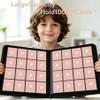 1000+ Pockets Trading Card Binder, 16 Pockets Trading Card Binder Ringless Side Loading Trading Card Album Folder for TCG,MTG,Sports Cards(Pink-1) view 4