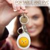 2 Pieces Egg Fidget Clicker - Cartoon Expression Keychain with Crisp Sound, Stress Relief and Sensory Toy for Adults, Ideal for Home, Office, and Travel view 3