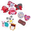 4" 6" Valentine Stuffed Character Assortment 36 Pc. view 1