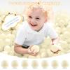 Ball Pit Balls, 100 Pack Plastic Balls for Indoor, Ideal for Ball Pits and Playhouses view 2