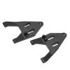 2PCS RC Front Lower Swing Arm Aluminum Alloy Precise Fit Lightweight for Udirc UD1002 UD1002se and Pinecone Forest SG1002 1/10 Desert Off Road Truck (Black) view 3