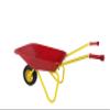 Kids Globe Children's Wheelbarrow (Colour Red/Yellow, Metal Wheelbarrow, Load Weight up to 5 kg, Toy for Children from 18 Months, Metal Wheelbarrow, Garden Wheelbarrow) 721995 view 1