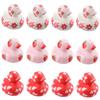 2" x 2" Love in Bloom Hearts, Strawberries & Flowers Rubber Ducks - 12 Pc. view 1