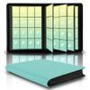 1000+ Pockets Trading Card Binder, 16 Pockets Trading Card Binder Ringless Side Loading Trading Card Album Folder for TCG,MTG,Sports Cards(Cyan) view 1