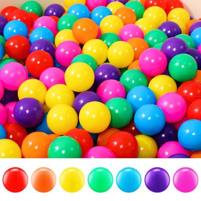 100pk Crush-Proof Rainbow Pit Balls for Playpen, Playhouse & Party Decor