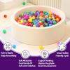 100pk Crush-Proof Rainbow Pit Balls for Playpen, Playhouse & Party Decor view 2