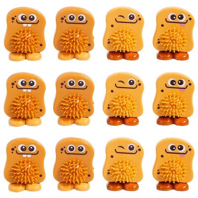 2 1/4" Mini Chicken Nugget Vinyl Porcupine Characters - 12 Pc.