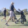 Alphard Golf Push Cart Cybercart Push+ 3 Wheel Golf Cart w Accessories Cup Holder, Umbrella Holder, Magnetic Pad Compact Folding, Upgradeable to Electric view 4