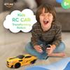 Family Smiles RC Transforming Robot Car for Kids Remote Control Toy Gift Boys 8-13 Yellow view 2