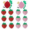 Fun Express 5" x 6" Love in Bloom Strawberry Magnet Craft Kit - Makes 12 view 1